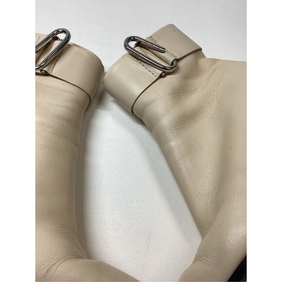 Phillip Lim Alix Cream Leather Heeled Ankle Boots Women’s - Picture 6 of 12